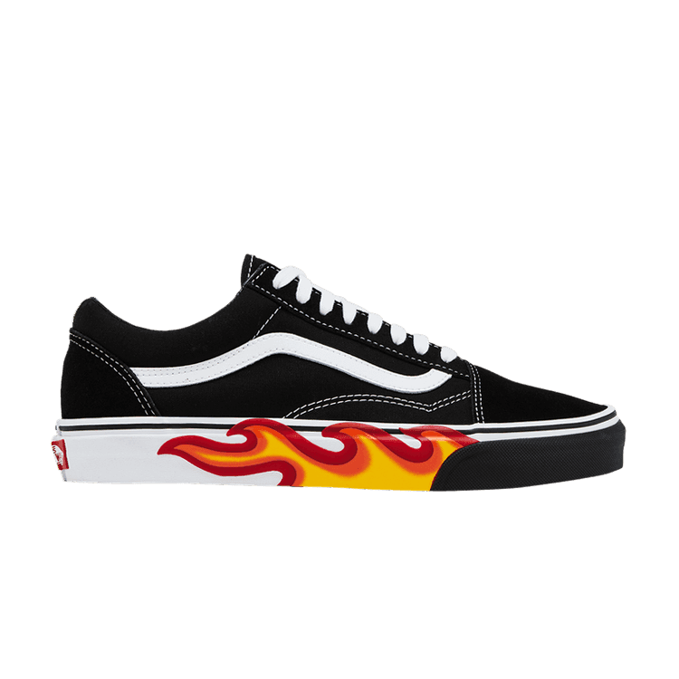 Vans Old Skool 'Flame Cut Out' Black/True White