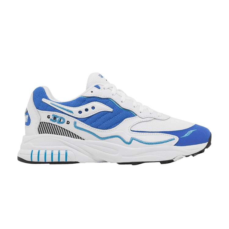 Saucony 3D Grid Hurricane 'White Royal' Sample White/Royal