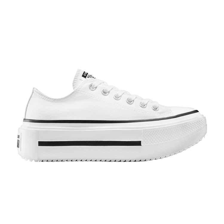 Converse Chuck Taylor All Star Lift Double Stack Low 'White Black' White/Black/White