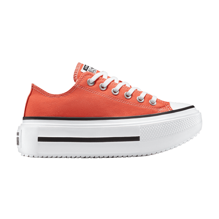 Converse Chuck Taylor All Star Lift Double Stack Low 'Vermillion Red' Vermillion Red/White/Black
