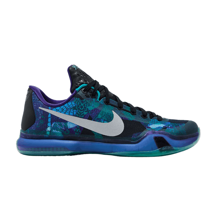 Nike Kobe 10 'Overcome' Emerald Glow/Reflect Silver-Court Purple