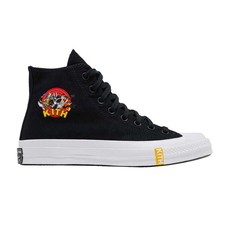 KITH x Looney Tunes x Converse Chuck Taylor All Star 1970 High 'Black' Black/White/Egret