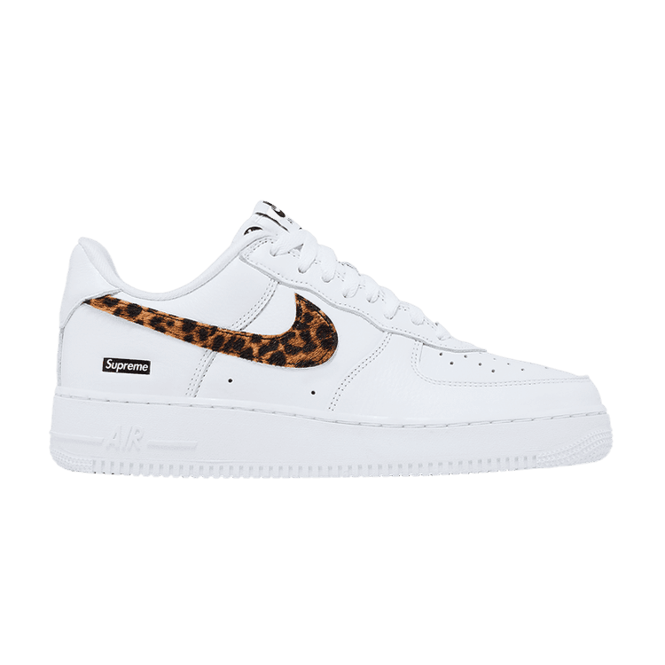 Supreme x GOODENOUGH x Nike Air Force 1 Low 'White Cheetah Print' White/Multi-Color
