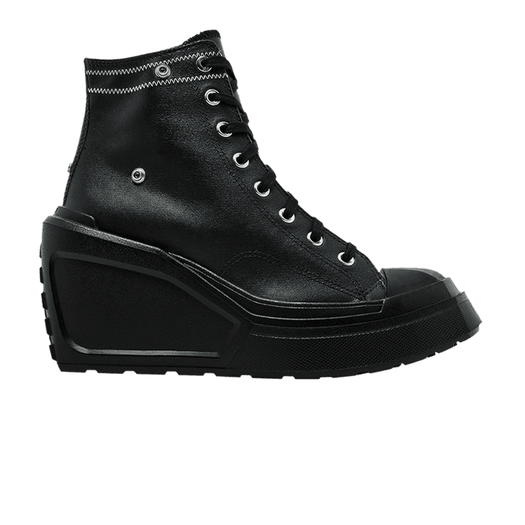 Martine Ali x Converse Wmns Chuck 70 De Luxe Wedge 'Triple Black' Black/Black/Black