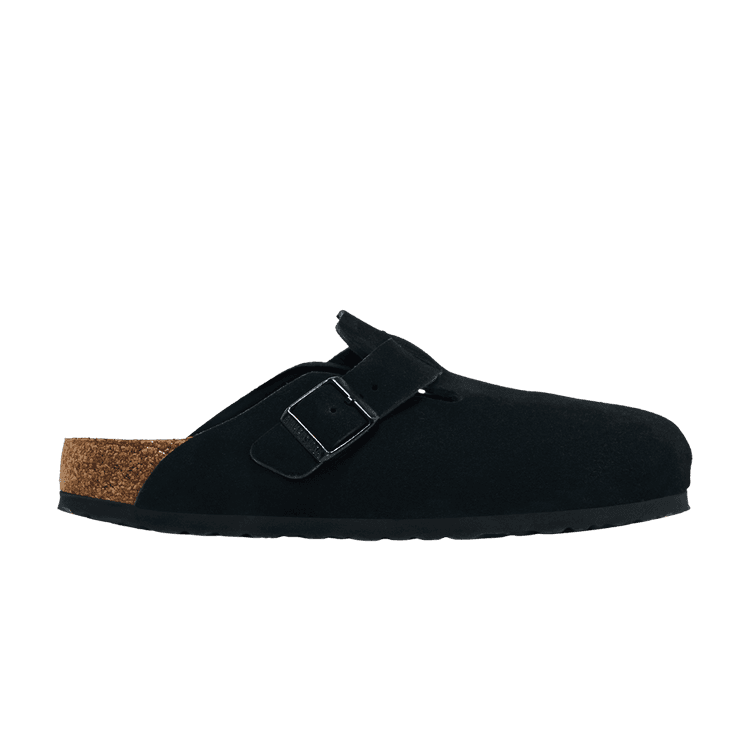 Birkenstock Boston Soft Footbed Narrow 'Black' Black