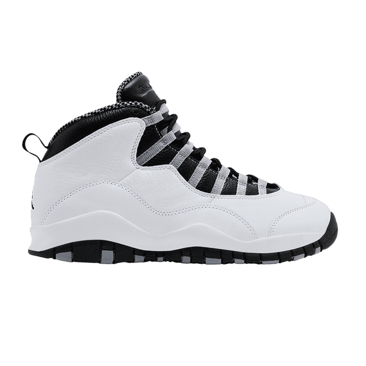 Air Jordan 10 Retro 'Steel' 2025 White/Black/Light Steel Grey/Dark Powder Blue