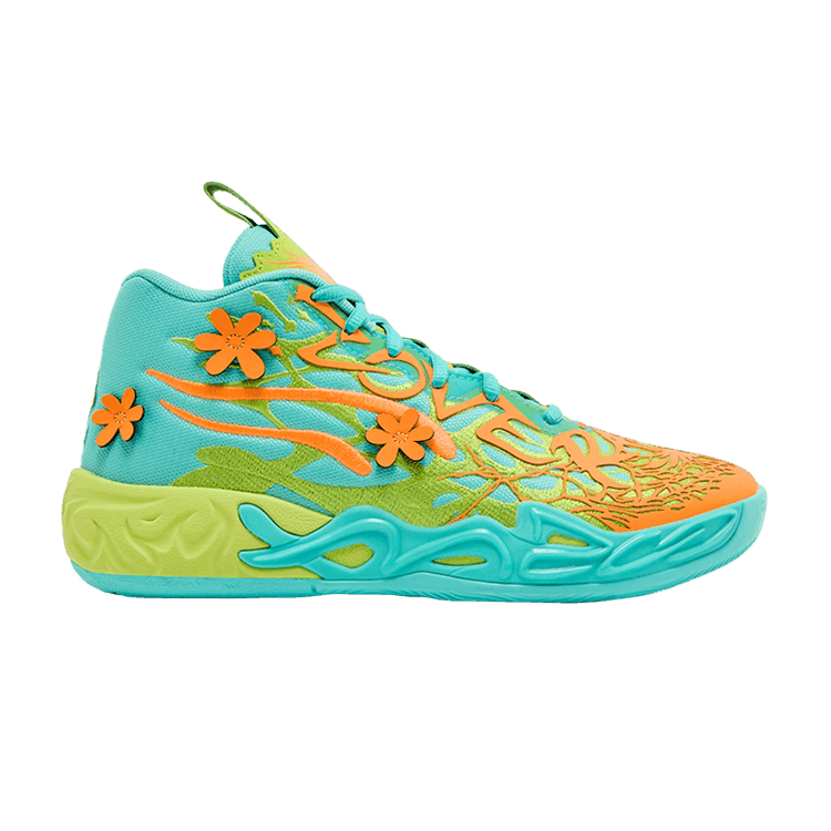 Scooby-Doo x Puma MB.04 Jr 'Mystery Machine' Aquatic/Lime Smash/Heat Fire