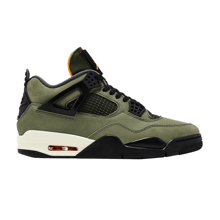 Undefeated x Air Jordan 4 Retro 2025 Deep Green/Clementine/Black/Sail