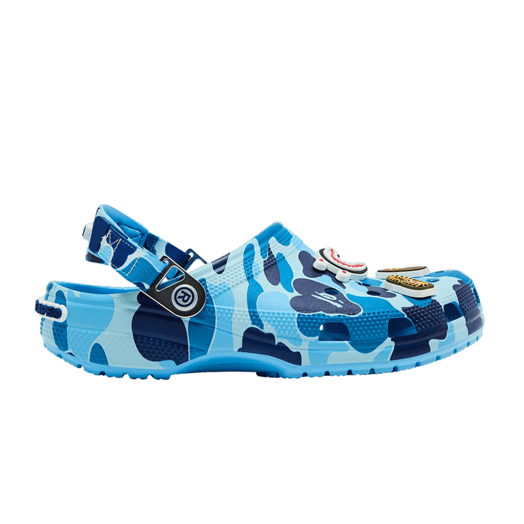 BAPE x Crocs Classic Clog 'ABC Camo - Blue' Blue