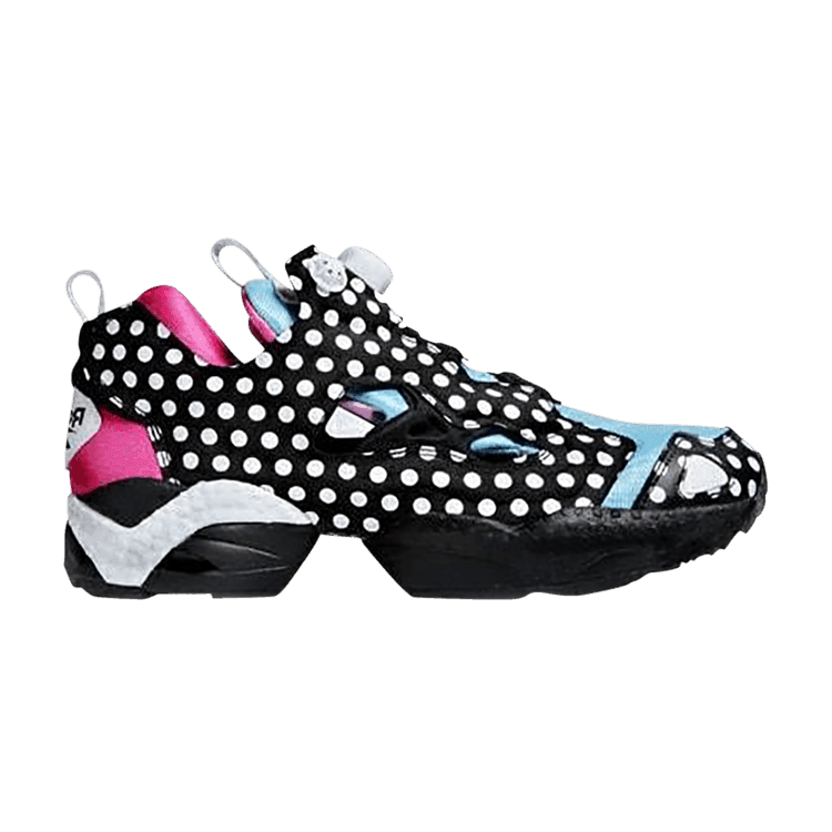 Junya Watanabe x atmos x Reebok InstaPump Fury 'Polka Dots' Core Black/Chalk Blue/Hot Lips