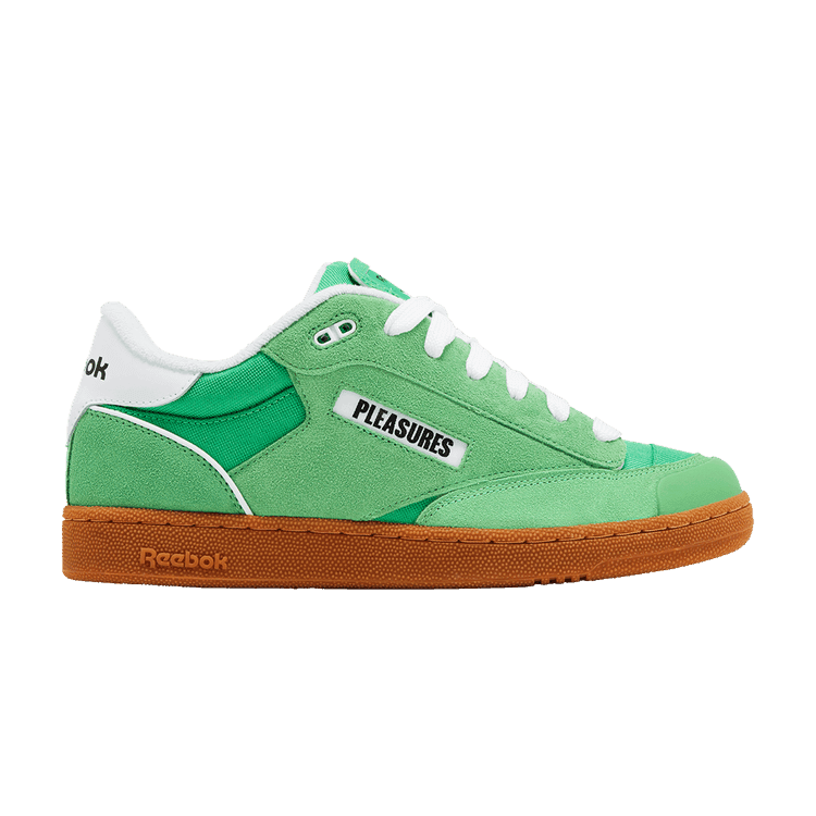 Pleasures x Reebok Club C Bulc 'Sport Green Gum' Sport Green/Raw Green/White/Gum
