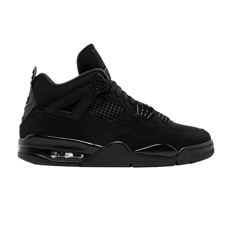 Air Jordan 4 Retro 'Black Cat' 2025 Black/Black/Light Graphite
