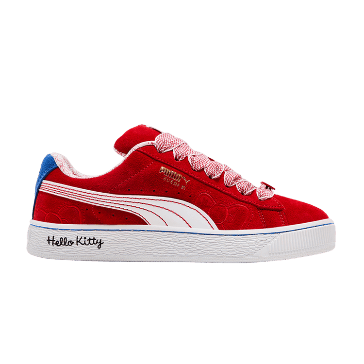 Hello Kitty x Puma Wmns Suede XL 'Red Bow' For All Time Red/White/Mountain Blue