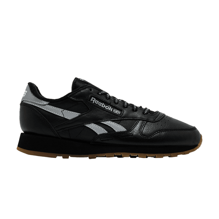 Reebok Places+Faces x Classic Leather 'Black' Black/Silver/White