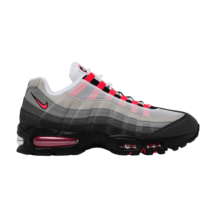 Nike Air Max 95 'Big Bubble - Solar Red' Black/Medium Ash/Dark Pewter/Solar Red