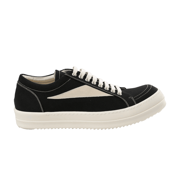 Rick Owens DRKSHDW Scarpe Denim Vintage Sneaker 'Black Milk' Black/Milk/Milk