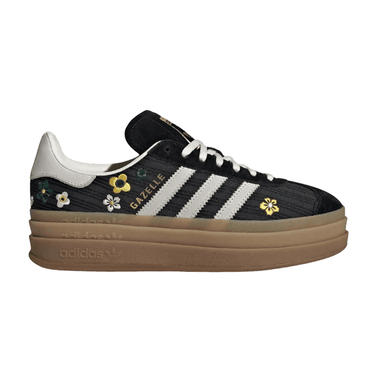 Liberty London x adidas Wmns Gazelle Bold 'Black Floral' Black/White/Gum