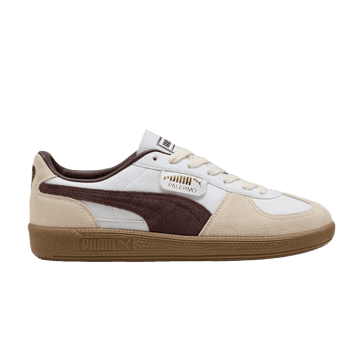 Puma Palermo Leather 'White Chocolate Brown Gum' White/Chocolate Brown/Gum