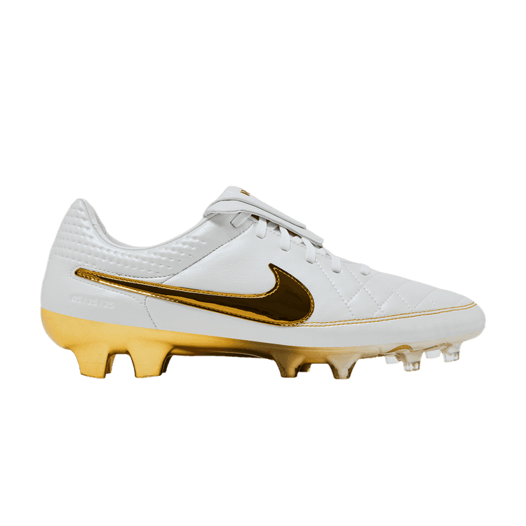 Nike Tiempo Legend SE FG 'Touch of Gold' Metallic Summit White-Metallic Gold Coin