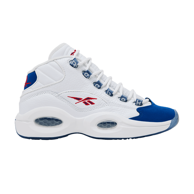 Reebok Question Mid J 'Double Cross' White/Collegiate Royal/Primal Red