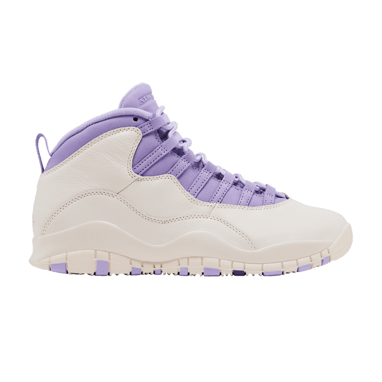 Wmns Air Jordan 10 Retro 'Hydrangeas' Chalk/Hydrangeas/Wild Grape