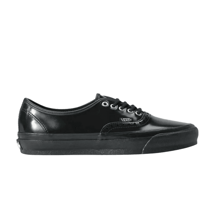 Vans Authentic 44 Siped Vibram Gloss Leather 'Brogue Black' Brogue Black/Black