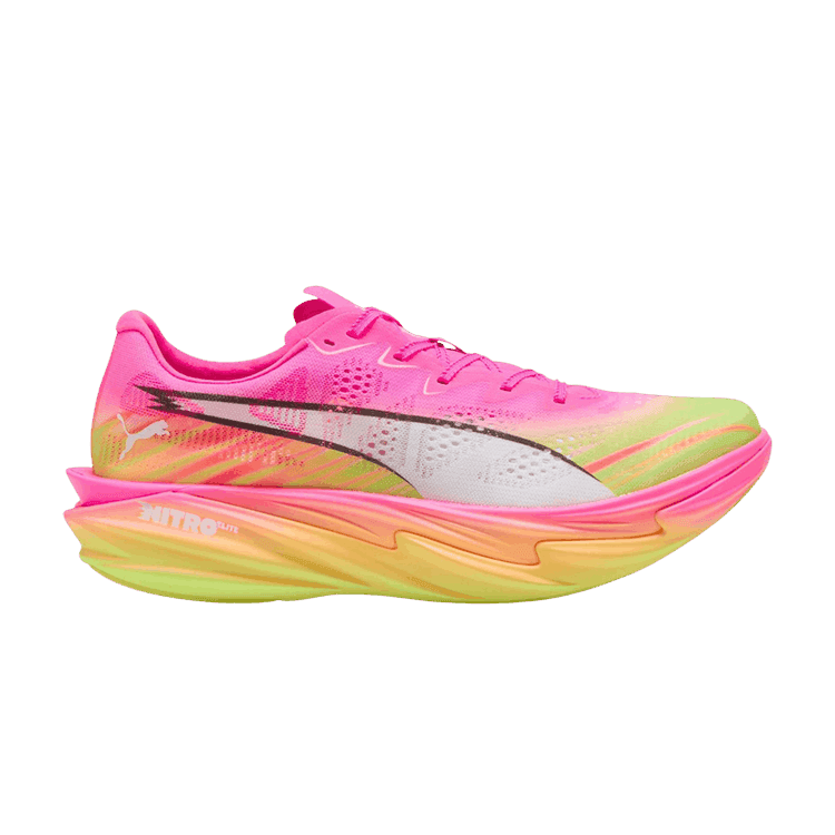 Puma Deviate Nitro Elite 4 'Poison Pink Yellow Alert Bright Aqua' Poison Pink/Yellow Alert/Bright Aqua
Features