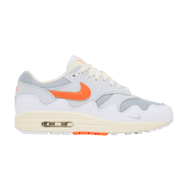 Patta x Nike Air Max 1 'White Pure Platinum' White/Hyper Crimson/Pure Platinum