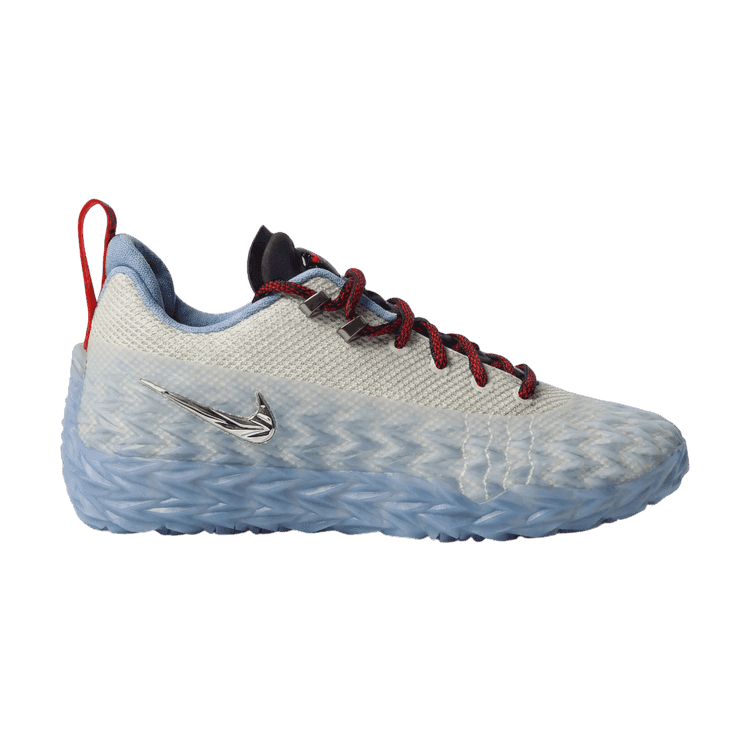 Cade Cunningham x Nike S.T. Charge PE 'Detroit Tough' Sail/Metallic Silver-Thunder Blue-Aluminum-Light Crimson-Bright Crimson