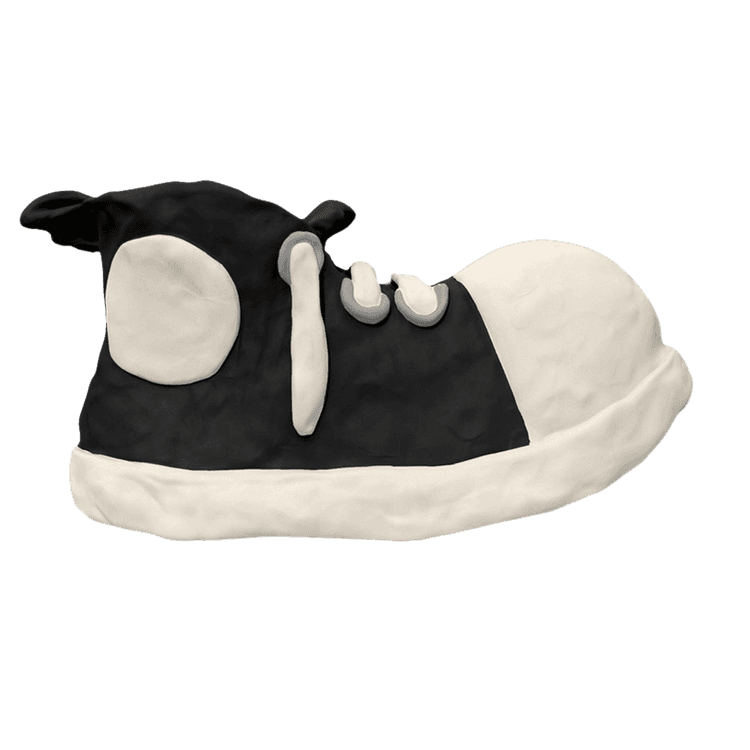 Bravest Studios Clay Shoe 'Black White' Black/White