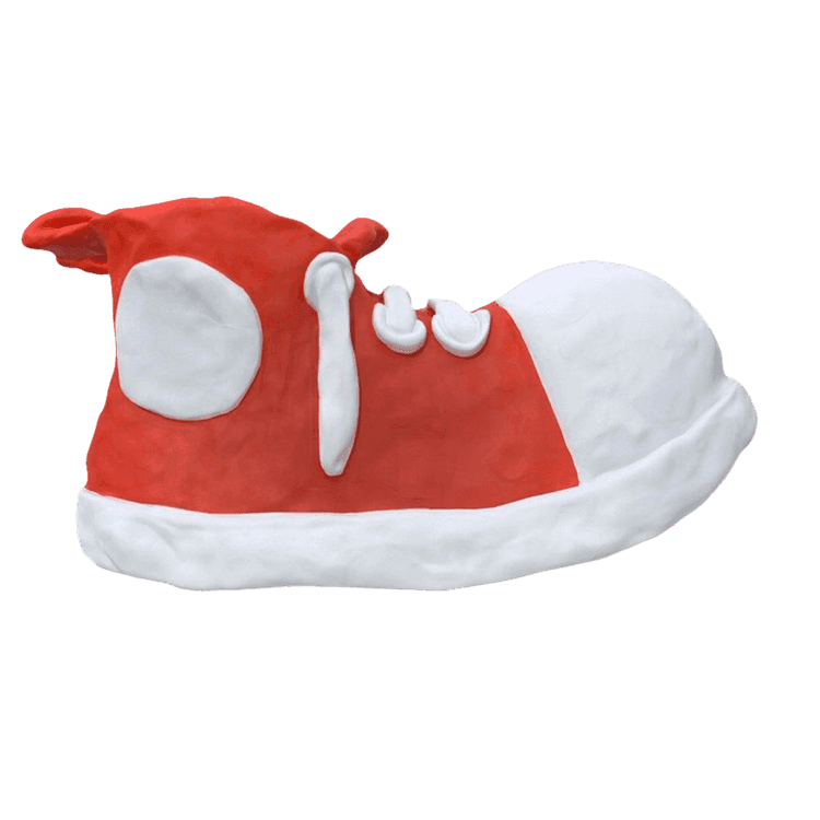Bravest Studios Clay Shoe 'Red White' Red/White