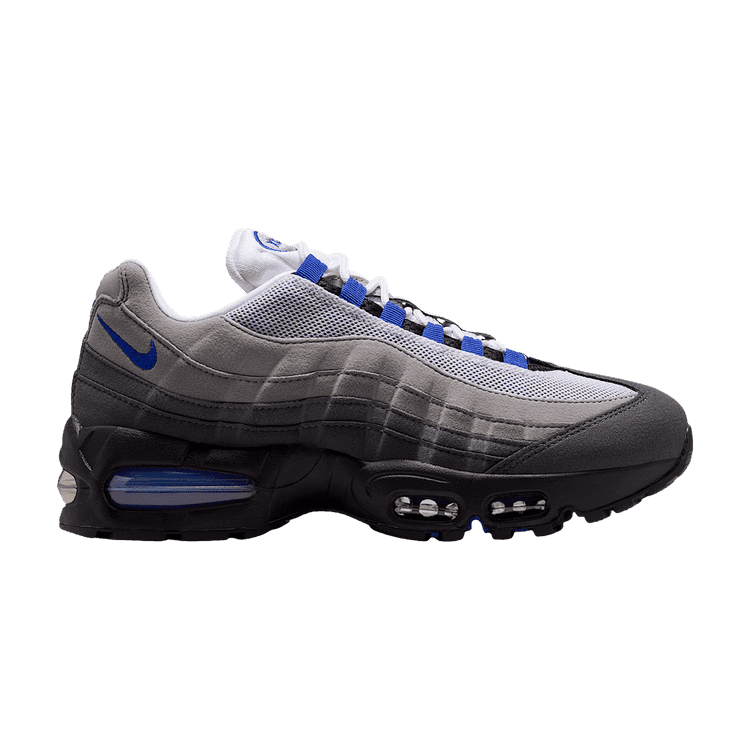 Nike Wmns Air Max 95 'Big Bubble - Old Royal' Black/White/Medium Grey/Old Royal