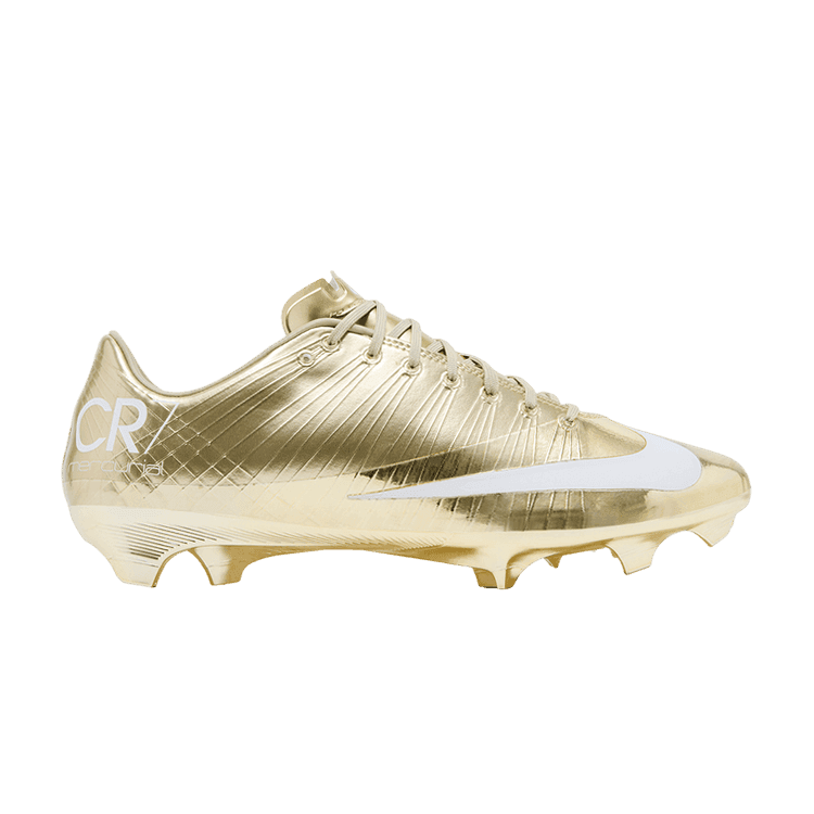 Cristiano Ronaldo x Nike Mercurial Superfly 1 RGN 'Metallic Gold Star' Metallic Gold Star/White