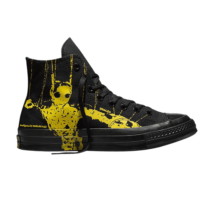 EDGLRD x Converse Chuck 70 Hi 'Black Yellow' Black/Yellow/Black