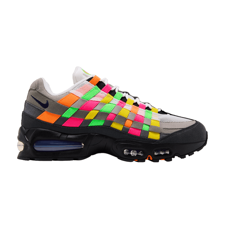 Nike Air Max 95 Woven 'Multi' White/Pearl Grey-Light Charcoal Grey-Dynasty Purple