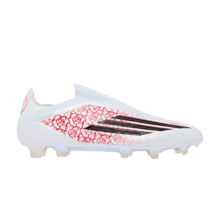 Lamine Yamal x adidas F50 Elite Laceless FG 'Cloud White Black Lucid Red' Cloud White/Core Black/Lucid Red