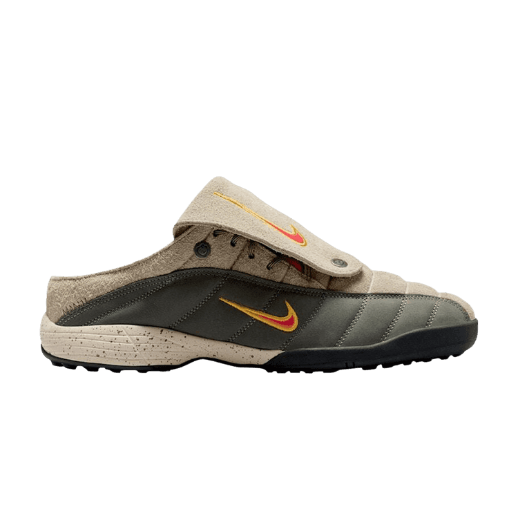 Kids Of Immigrants x Nike T-90 Mule 'Khaki University Gold' Khaki/University Gold-Fusion Red-Orange Horizon-Light Mulberry-Classic Olive