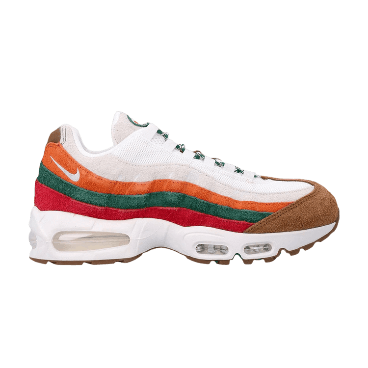 Nike Air Max 95 OG 'Big Bubble - 7-Eleven' Sail/Metallic Silver/Total Orange/Sport Green/Gym Red/Light British Tan