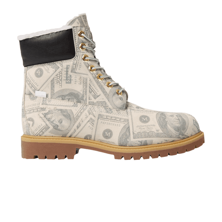 Supreme x MM6 Maison Margiela x Timberland 6 Inch Premium Waterproof Boot 'Money' Green/Brown