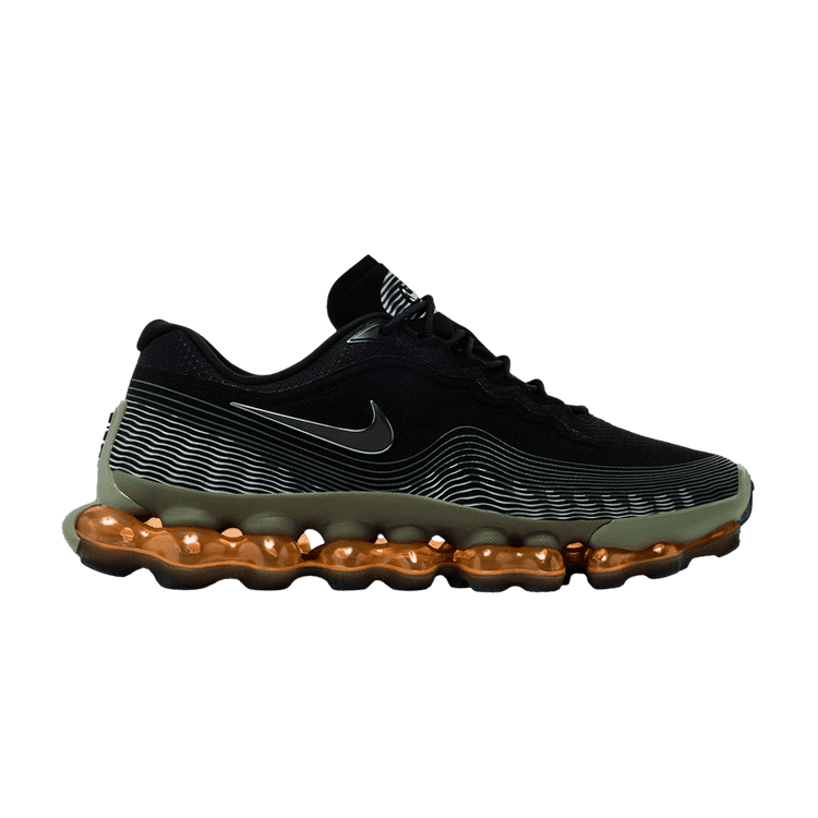 Nike Air Liquid Max 'Black Metallic' Black/Metallic Silver-Light Army-Pure Platinum-Total Orange-Total Orange