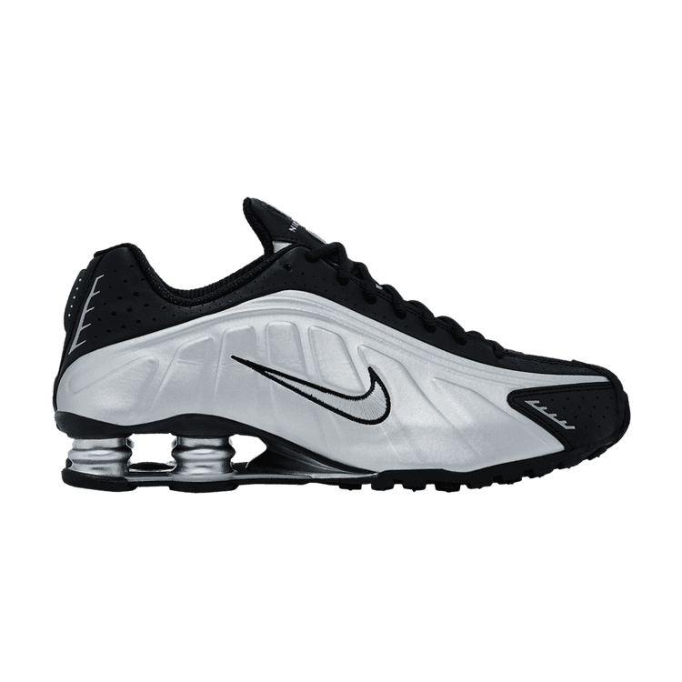 Nike Shox R4 'Metallic Silver Black' Metallic Silver/Black