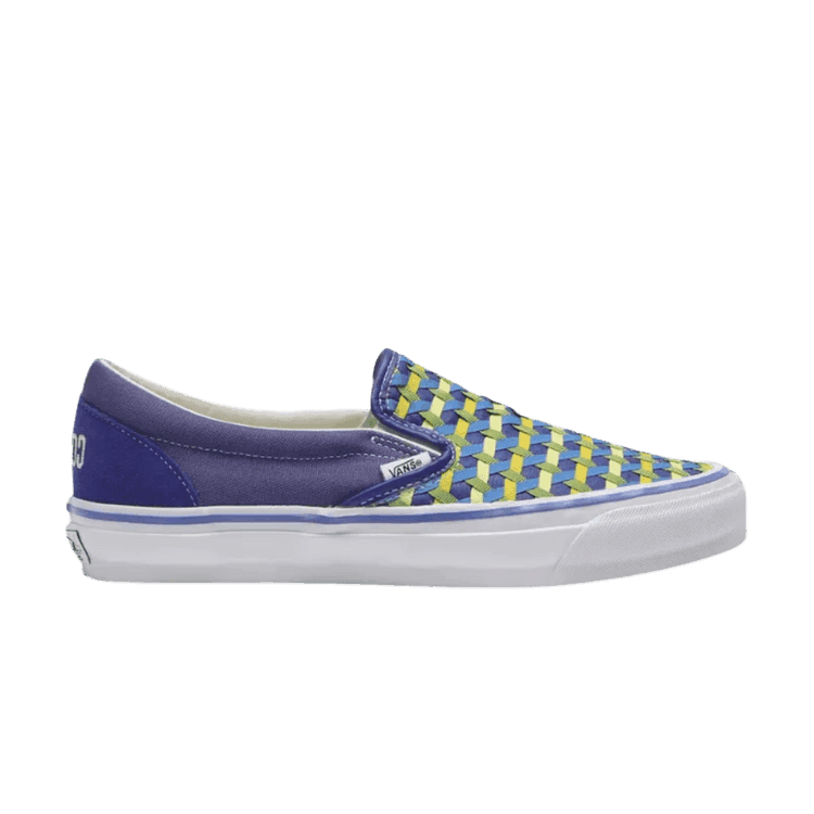 Vans Classic Slip-On 98 Costs 'The Dragon Boat' Royal Cobalt/Faded Yellow